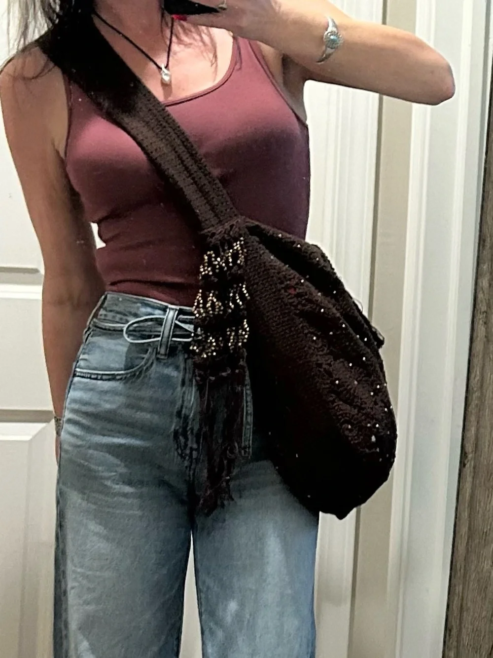 NWT Free People Sunrise To Sunset Crochet Tote